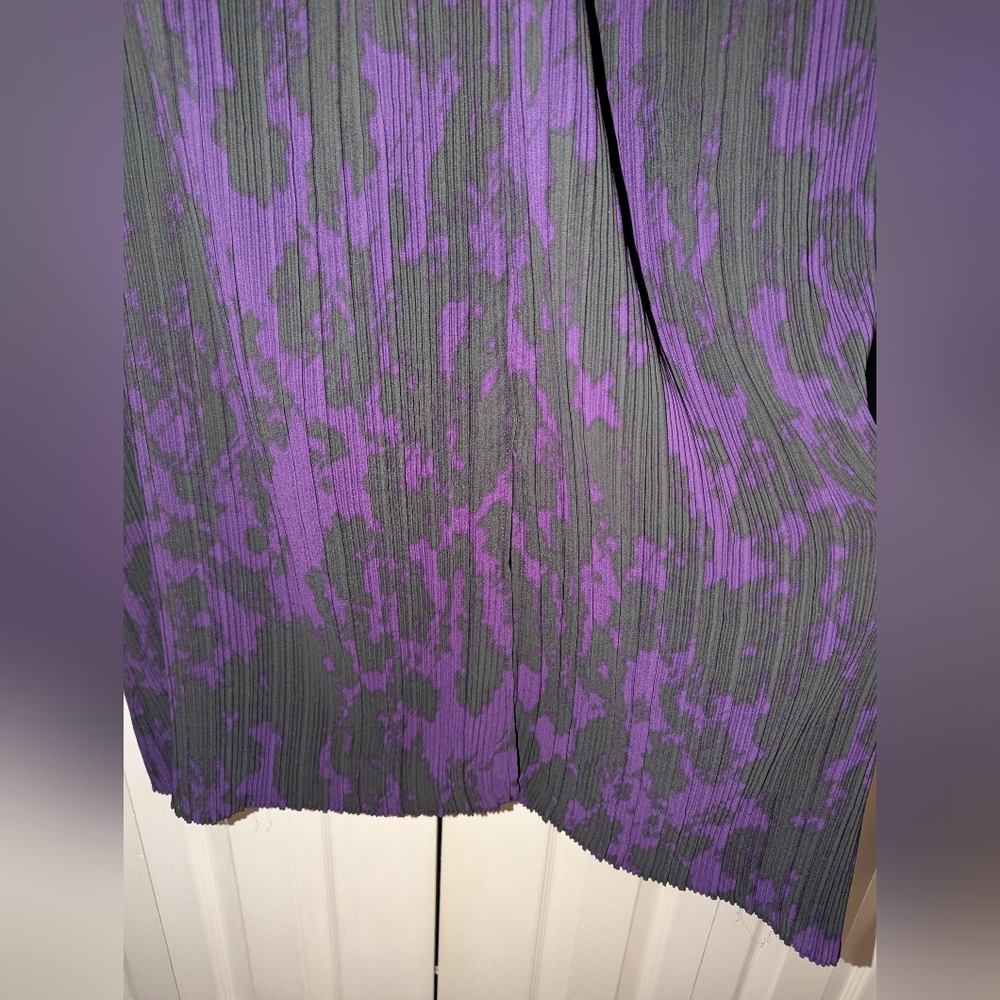 Terra & Sky Purple and Black Sleeveless Dress - Picture 4 of 4